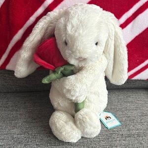Valentines DayJellycat Cream Bunny Plush with Tag Brand New with Bag